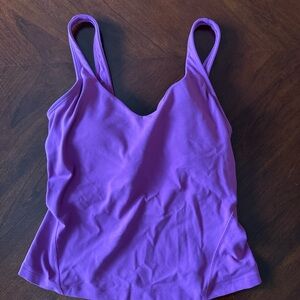 Full Length Lululemon Athletica Purple Align Tank